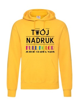Bluza męska kangurek CLASSIC Z WŁASNYM NADRUKIEM