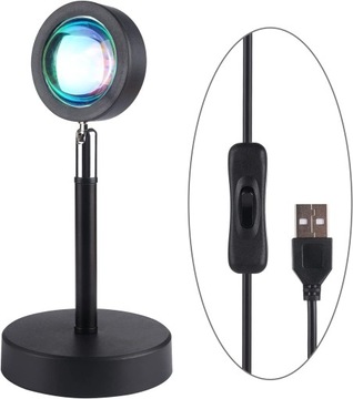Lampa Projektor Tęcza LED Party