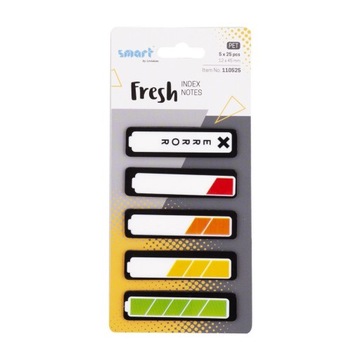 ZAKŁADKI INDEKSUJĄCE SMART PET FRESH 12x45mm 5x25s