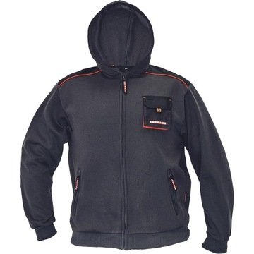 Bluza dresowa robocza z kapturem EMERTON CERVA XL