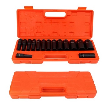 15 шт./компл., набор инструментов для головок 1/2 дюйма глубиной 10-32 мм для гаражной мастерской