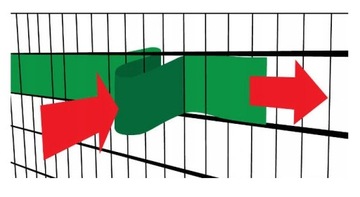 ЛЕНТА ДЛЯ ЗАБОРА ПАНЕЛЬНОГО ЗАБОРА 19х35М