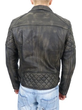 КУРТКА МУЖСКАЯ КОЖАНАЯ, 22296 SOFT, размер 6XL