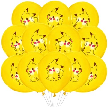 BALONY POKEMON PIKACHU ZESTAW BALONÓW PIKACZU