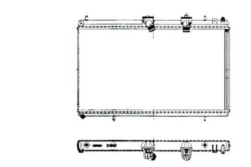 CHLADIČ CITROEN C5 407 C6 C8 2,2HDI 04- NRF