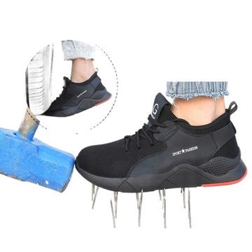 Buty LEKKIE Robocze Obuwie Sportowe PÓŁBUTY BHP Z Noskiem