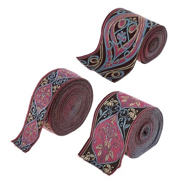 Кружевная декоративная рулонная жаккардовая ткань Hanf