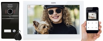 WIDEODOMOFON AHD WiFi 10 FURTKA BRAMA Full HD