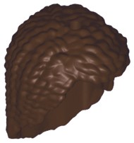 Lego Nowe Włosy Dark Brown Friends Mini Doll Long Długie 35182