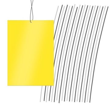 НАКЛЕЙКА ДЛЯ ГОРШКА ТЕПЛИЦЫ XXL ДЛЯ ТЛИ ЗЕМЛЯНЫХ МУХ МУРАВЬЕВ (10 ШТ.)