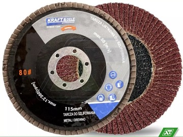 10xKD969 TARCZA LISTKOWA DO SZLIFOWANIA 125mm P120