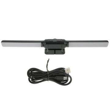 Поворотна чорна лампа NA USB для ліжка, з зарядкою NA акумулятор