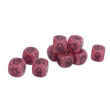 10 ШТ. НАБОР МНОГОСТОРОННИХ КУБИКОВ, 6-СТОРОННИЕ КУБИКИ