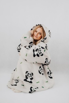 ОДЕЯЛО СВИТШОТ Одеяло толстовка толстовка Panda Comfy Moment Oversize 2в1 Польша