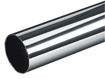 DRĄŻEK MEBLOWY CHROM RURA STAL fi 25mm (długość 2m)