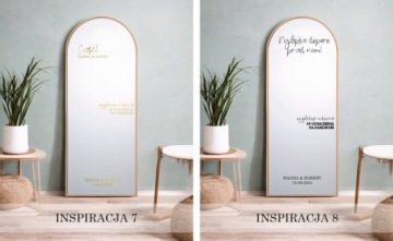 Зеркальная наклейка для свадьбы День рождения Canva + RAKLA