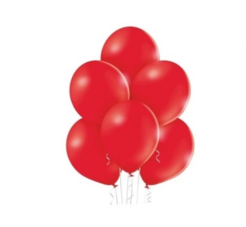 BALONY PROFESJONALNE 5 CALI CZERWONE 50 SZT