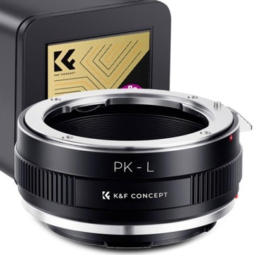 Adapter Pentax PK na L-MOUNT LEICA K&F Concept przejściówka wersja 2024