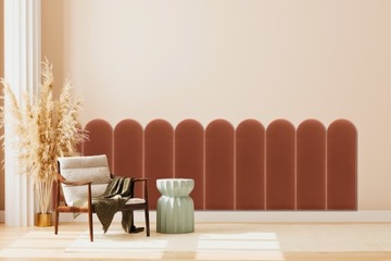 Мягкая стеновая панель FENCE 30x80 DIRTY PINK SOFT VELOR THICK