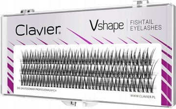 Clavier VSHAPE Fishtai Kępki rzęs Jaskółki C-10 mm