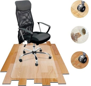 MATA PODKŁADKA OCHRONNA POD KRZESŁO 1MM 160x100CM