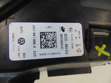 SVĚTLO LED PRAVÝ PŘEDNÍ VW TAIGO 2G7941006A