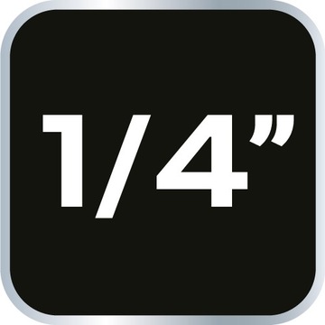 Шестигранная головка 1/4