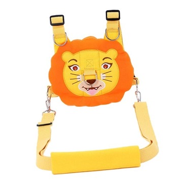Рюкзак с защитой от потери с поводком и ремешком для малышей Orange Lion
