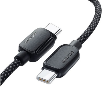 SZYBKI MOCNY KABEL USB-C PD 100W 5A PRZEWÓD DO HUAWEI XIAOMI SAMSUNG 1M