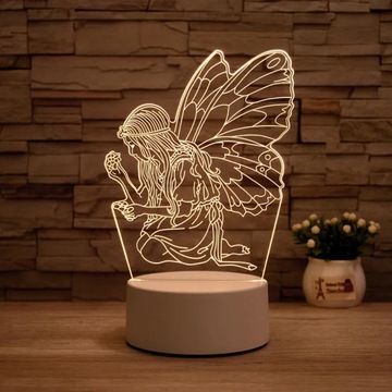 3d Night Lights Optical Illusion Lamps Led Night Lamps Acrylic 3d Li~1691
