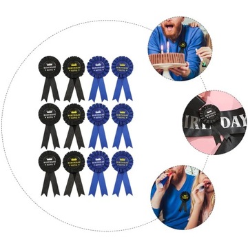 Лента с булавкой «С Днем Рождения King Award» 12 шт.