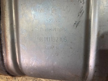 PORSCHE BOXSTER CAYMAN 981 ГЛУШИТЕЛЬ ВЫХЛОПНОЙ ЛЕВЫЙ 98111192106