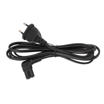Kabel zasilający z gniazda EU 2 na IEC320 C7 2 wtyki 2,5 A 250 V 3D