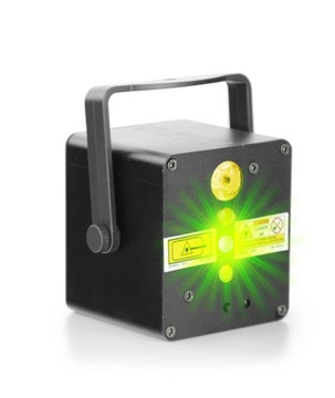 RGB-лазер со светодиодным световым эффектом, аккумуляторная батарея, пульт дистанционного управления.