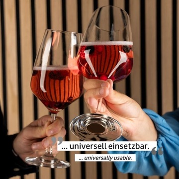 СЕРЕБРЯНЫЕ МАГНИТНЫЕ БОКАЛЫ ДЛЯ КРАСНОГО ВИНА