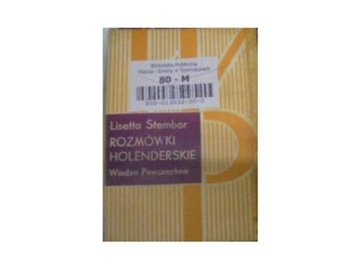 Rozmówki Holenderskie - L Stembor