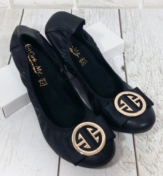 БАЛЕТНИ ЖЕНСКИЕ НА РЕЗИНКЕ, КОЖАНАЯ СТЕШКА, размер 42