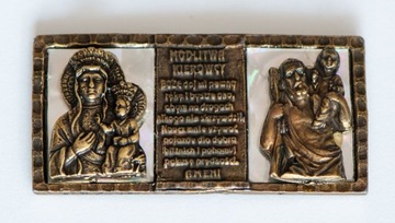 Naklejka modlitwa kierowcy św.Krzysztof Matka Boska dla kierowcy