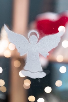 РОЖДЕСТВЕНСКИЕ ШАБЛОНЫ ИСКУССТВЕННОГО СНЕГА Оконные украшения ИСКУССТВЕННЫЙ СНЕГ