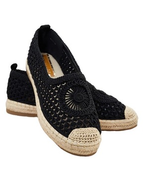 CZARNE ESPADRYLE DAMSKIE VIVELLI 38