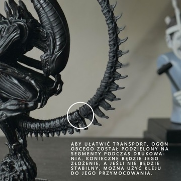 Модель фигурки Чужой/КСЕНОМОРФ для 3D печати Статуэтка 15см