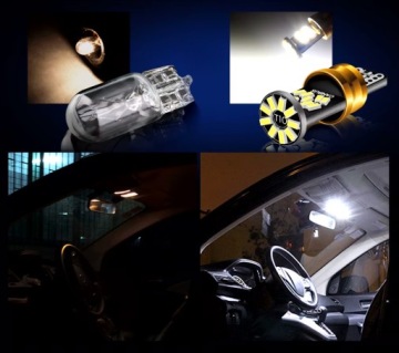 Светодиодная лампа W5W T10 27SMD 3014 CANBUS 6000K PLUG&PLAY RETROFIT