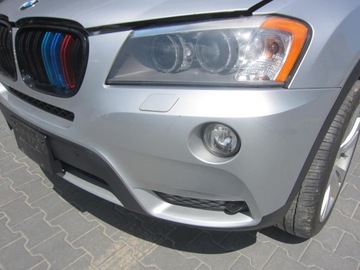 BMW X3 F25 354 TITANSILBER NÁRAZNÍK PŘEDNÍ PDC XENON X-LINE OSTŘIKOVÁ