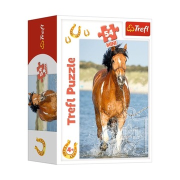 Puzzle 54 Mini ŚWIAT KONI konie Trefl 19724
