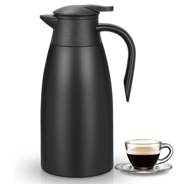 ТЕРМОС для КОФЕ ЧАЯ ВАКУУМНАЯ работа TRAVEL стальной 2 л