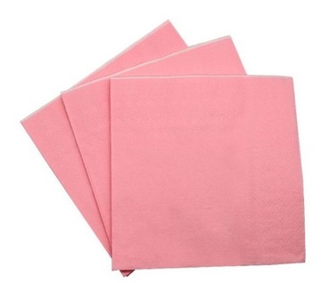 SERWETKI URODZINOWE ROCZEK RÓŻOWE RÓŻ 10 SZT