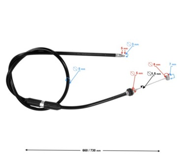 Трос ускорителя для квадроцикла Terrax
