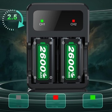 ŁADOWARKA + 2X AKUMULATOR BATERIA DO PADA OD XBOX ONE/SERIES X&S