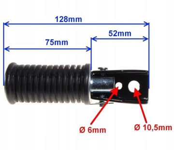 SUZUKI GN125 4T ПОДНОжки ДЛЯ ПАССАЖИРА РЕЗИНОВЫЕ НОЖКИ 2 ШТ.