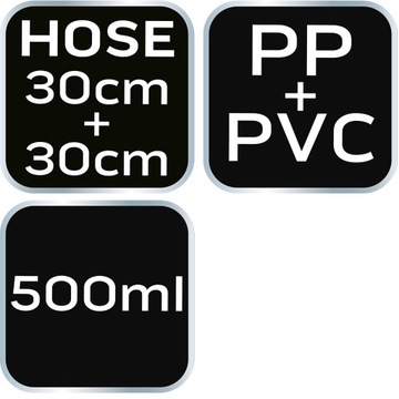 Шприц-аспиратор-маслоотсос для топливных жидкостей, ручной, 500 мл, НЕО